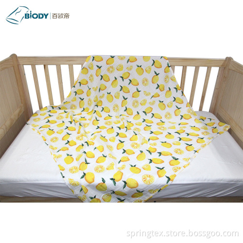 Fleece Muslin Cotton Baby Blanket With Gift Box